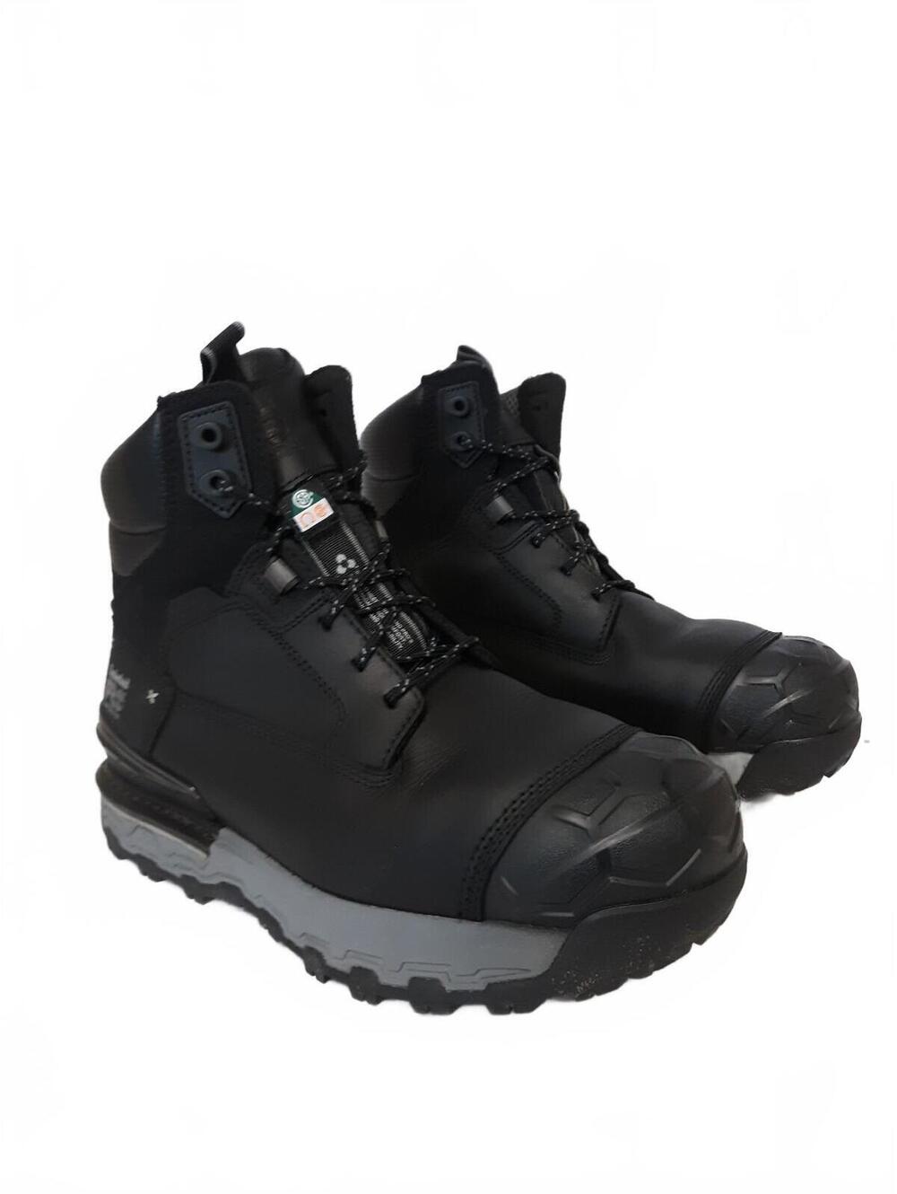 Timberland PRO Boondock HD Men 11W Black Waterproof Composite Toe Boots A63GK